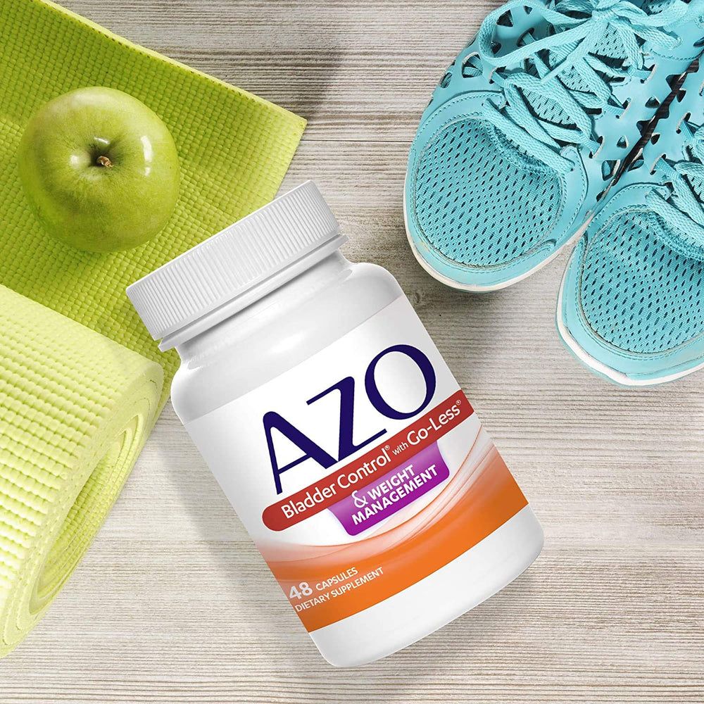 AZO lifestyle image of a smiling active woman showing regained confidence