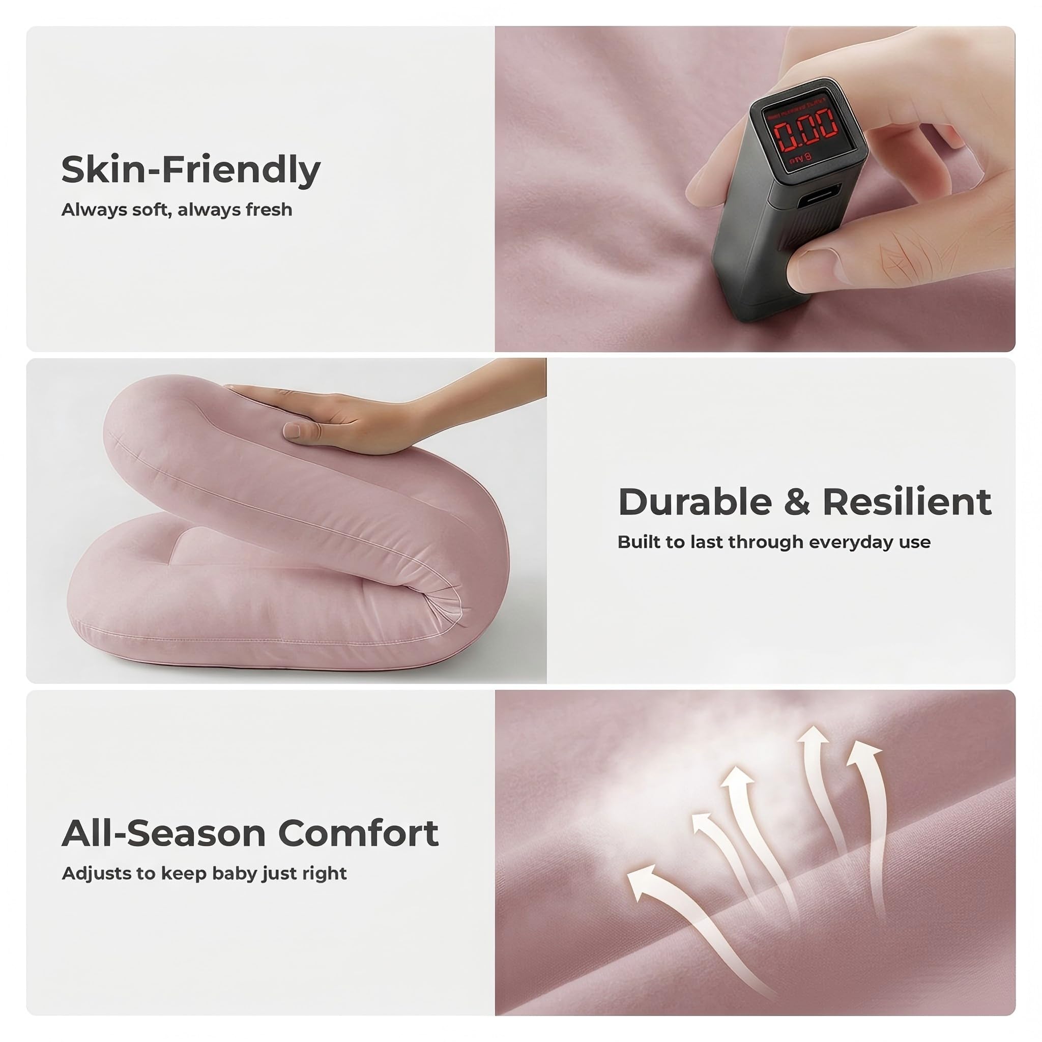 azopesy washable cover demonstration showing easy-care convenience