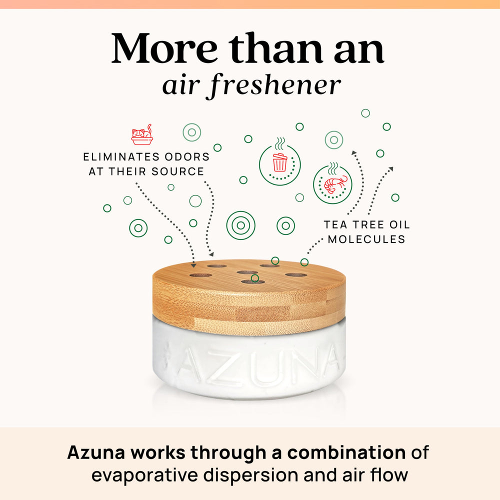 close-up of Azuna gel texture emphasizing natural tea tree oil freshness