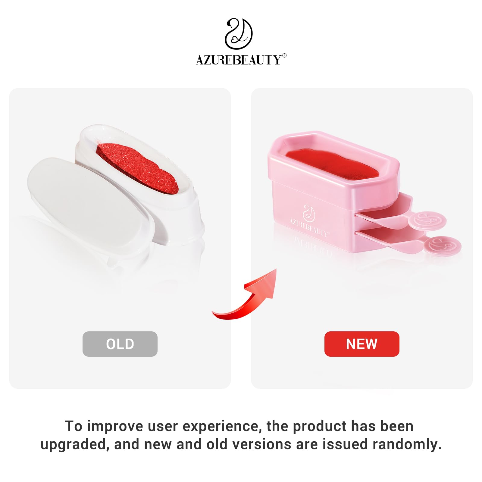 AZUREBEAUTY size comparison with bottles and jars to show compact travel-ready kit