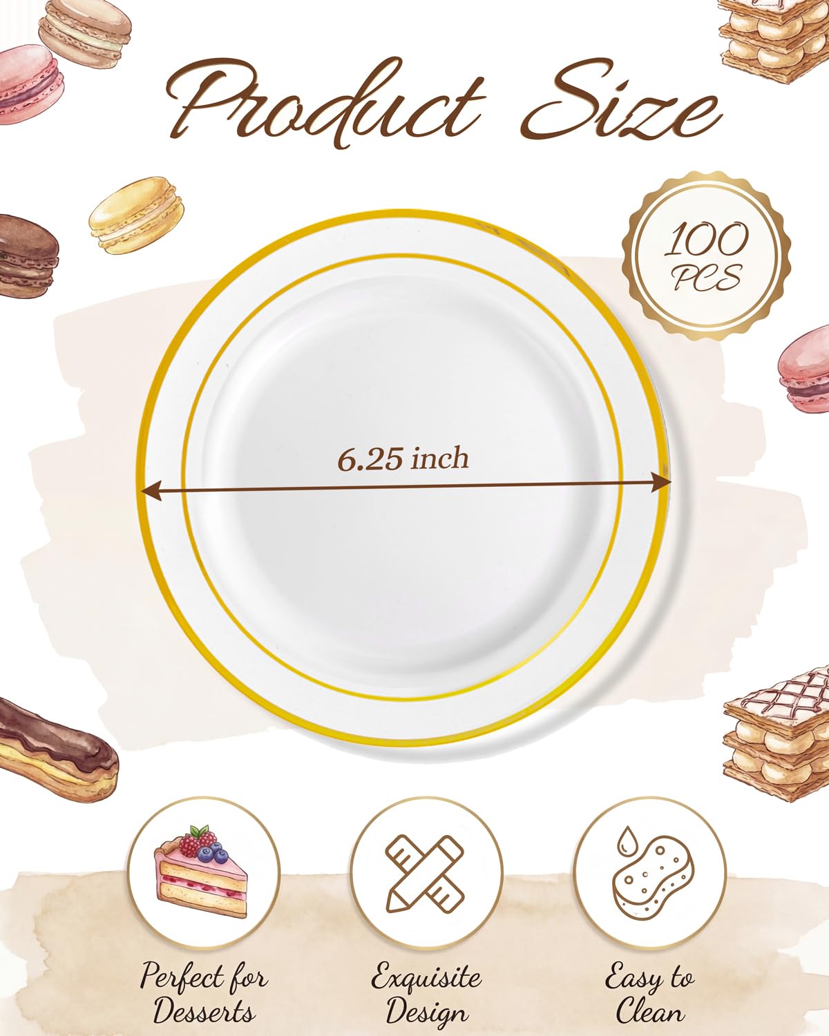 bUCLA close-up of gold rim highlighting refined finish and upscale look