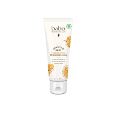 Babo Botanicals front bottle view showing clean fragrance-free formula benefits