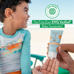 Babo Botanicals tube cap close-up highlighting travel-friendly design