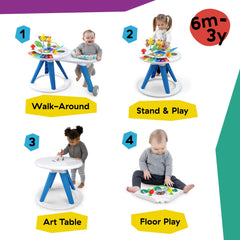 Baby Einstein close-up of 360 degree patented seat for safe exploration
