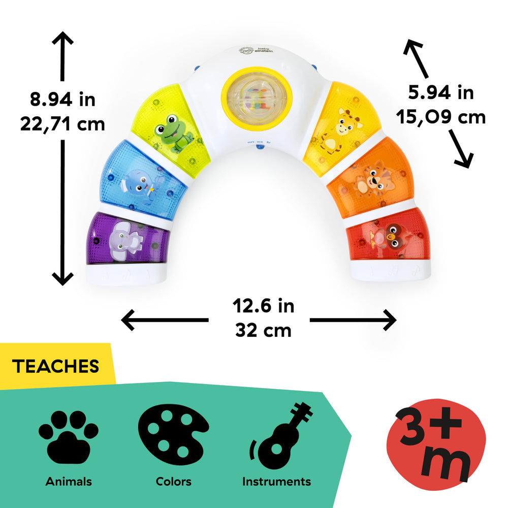 Baby Einstein close-up of colorful buttons, supports fine motor practice