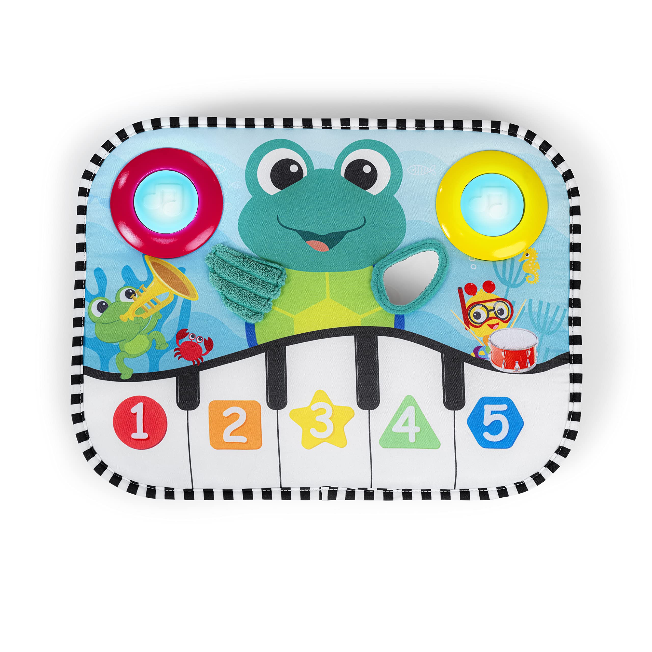 Baby Einstein front view showing Neptune and colorful play surface boosting engagement