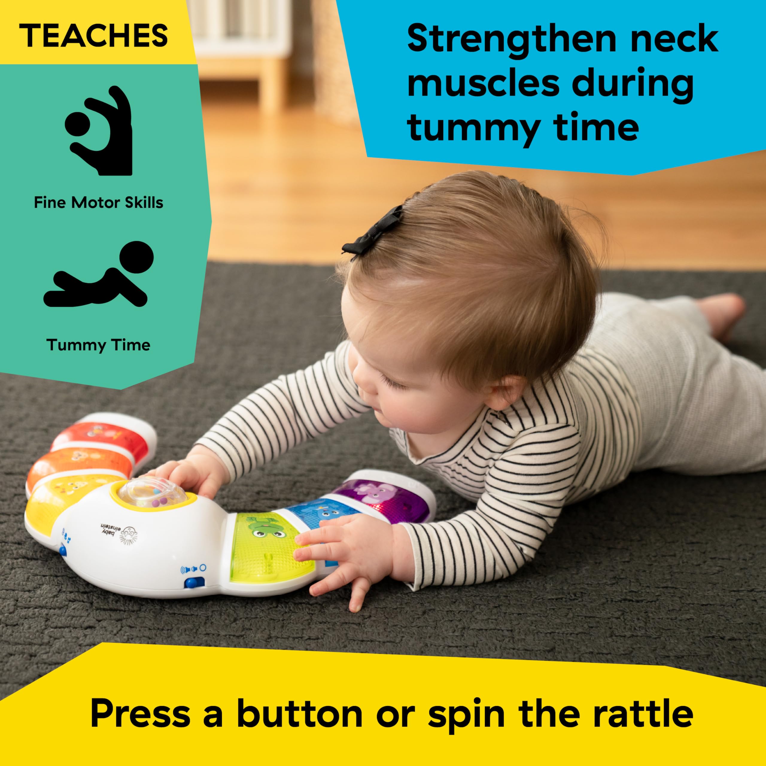 Baby Einstein glowing xylophone mode, teaches musical exploration