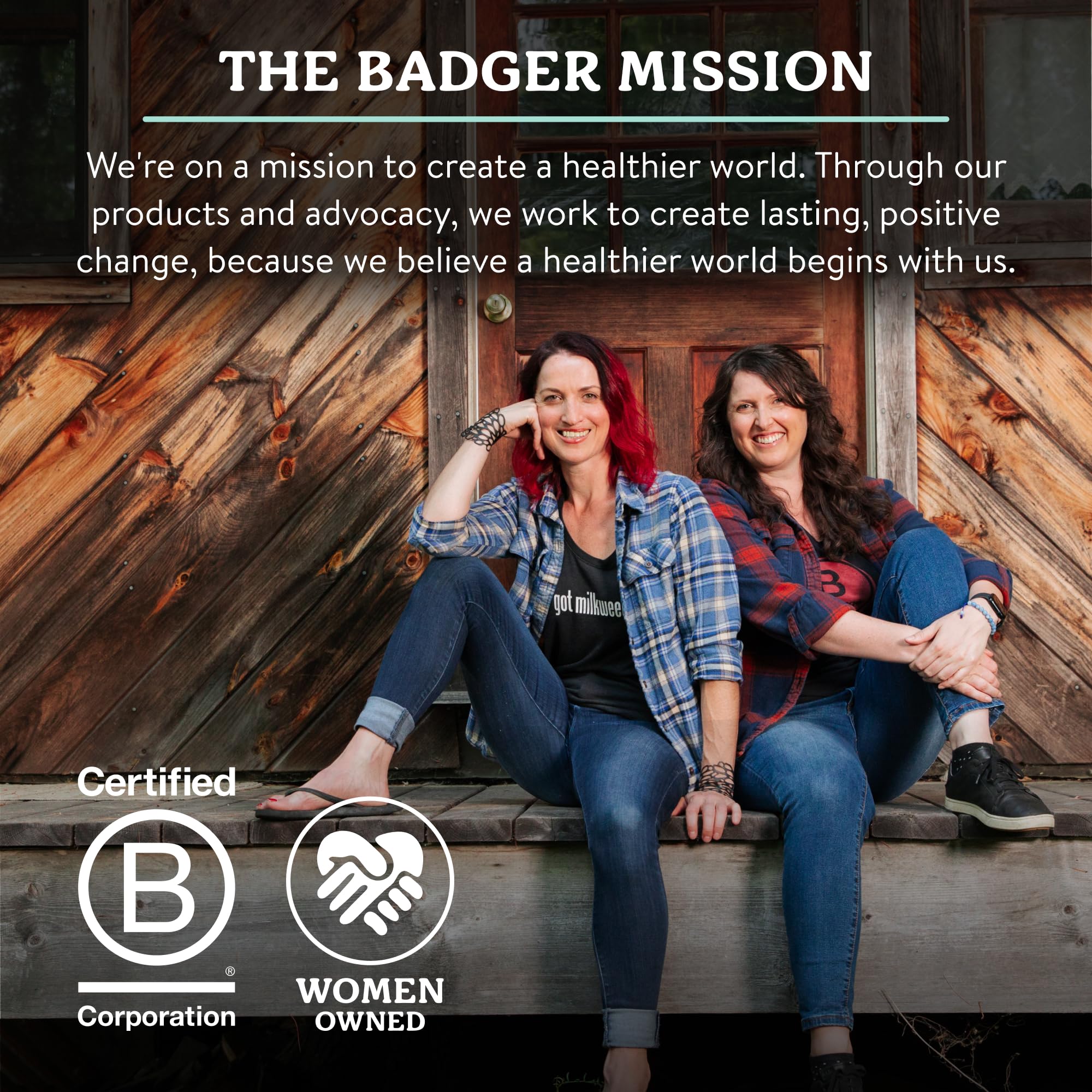 Badger tin on beach towel lifestyle shot promoting reef-safe outdoor use