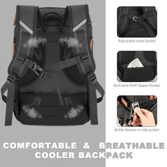 BAGPARKK seam and zipper detail illustrating leak-resistant lining and durable construction