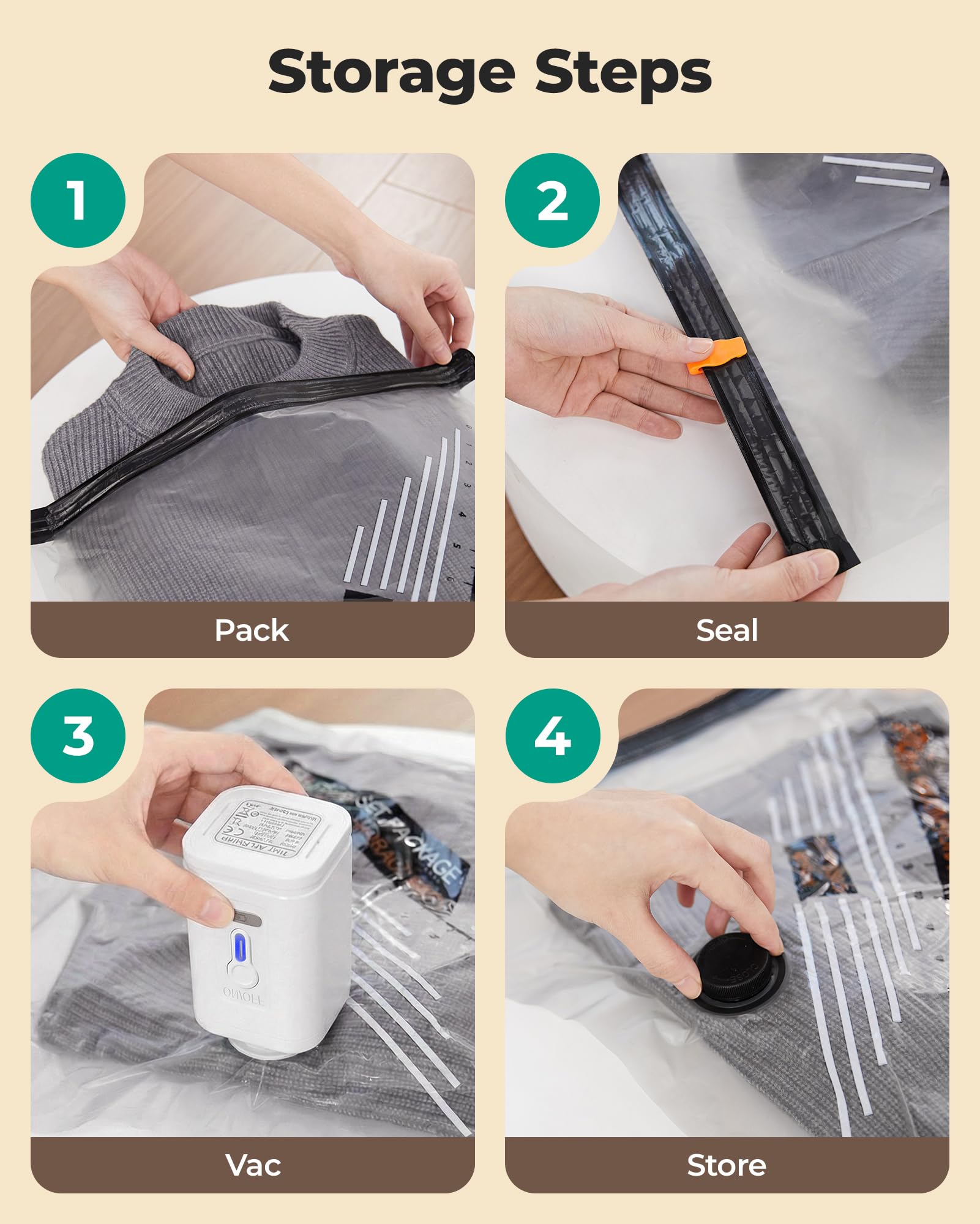 BAGSMART toiletry and shoe bags organized to protect clothes during travel