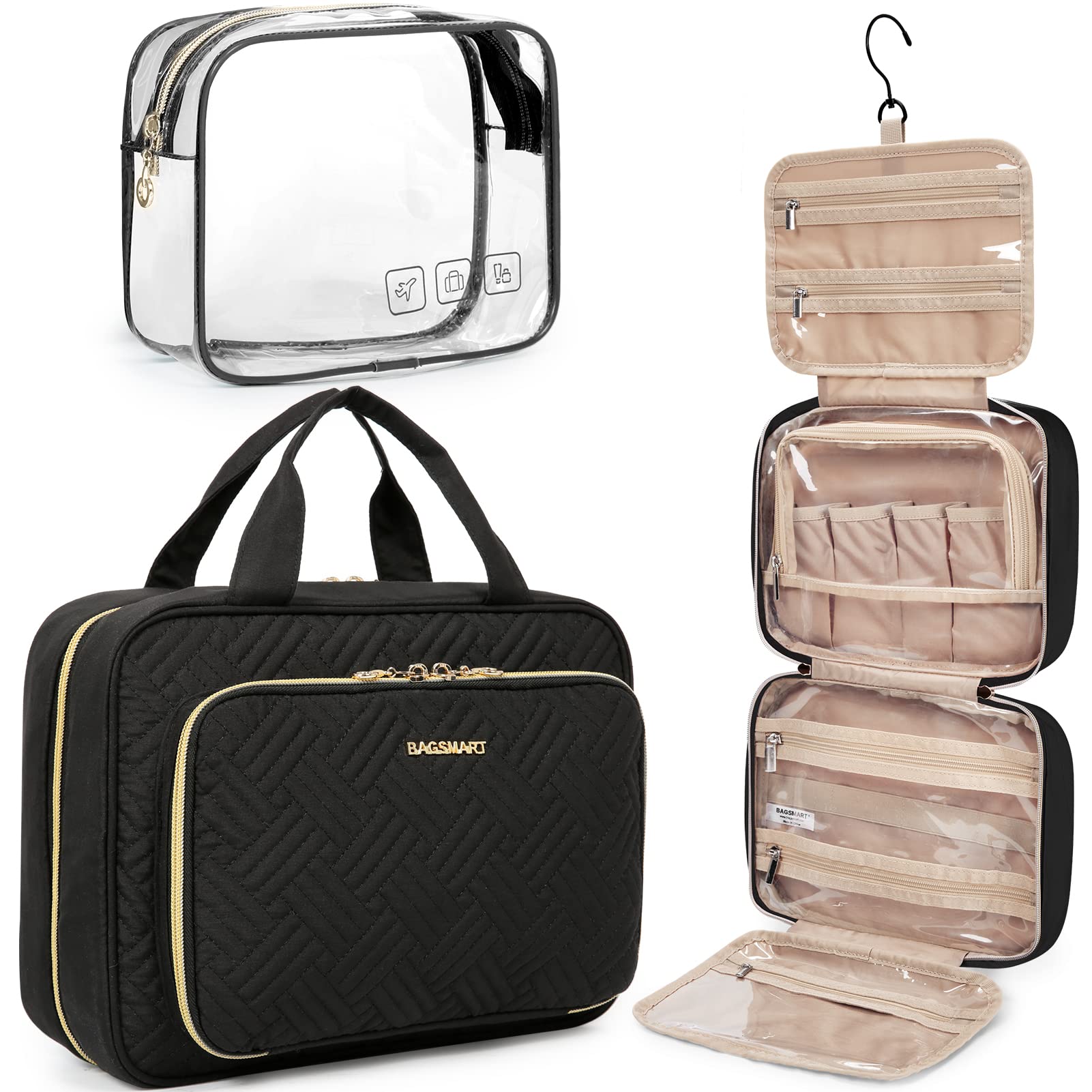 BAGSMART front view closed compact for easy packing