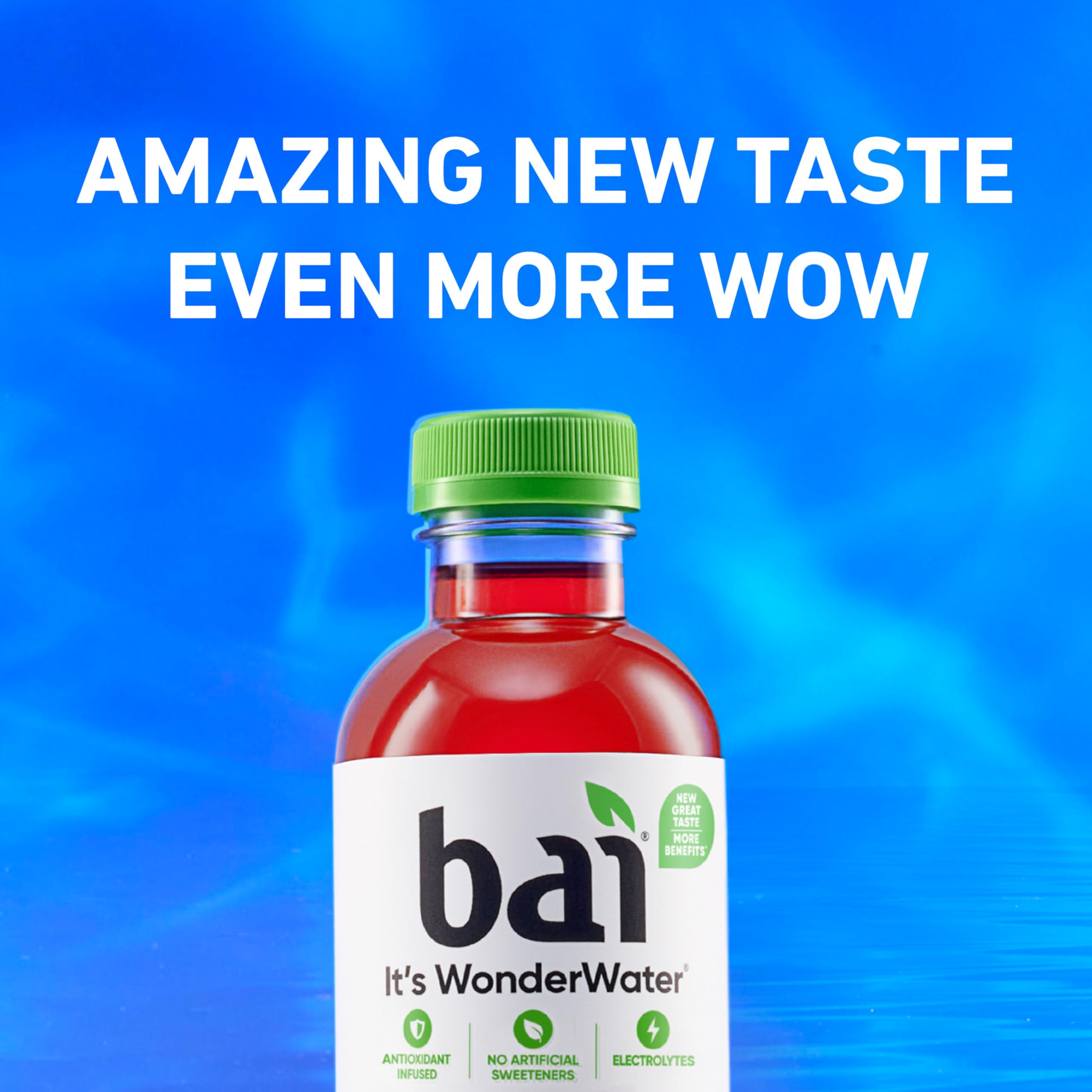 Bai Brasilia Blueberry bottle in hand for on-the-go hydration convenience