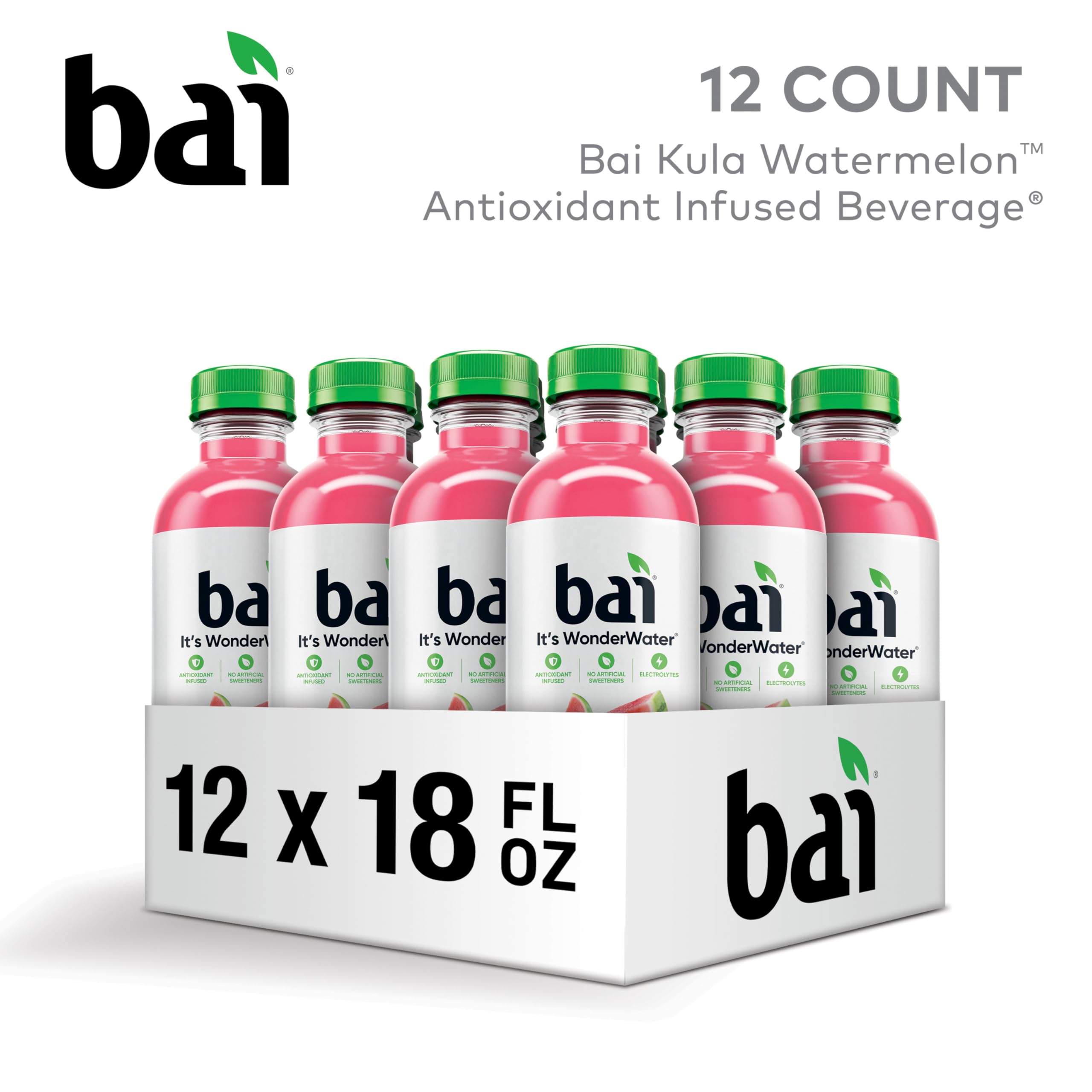 Hand holding Bai bottle illustrating portable hydration benefit