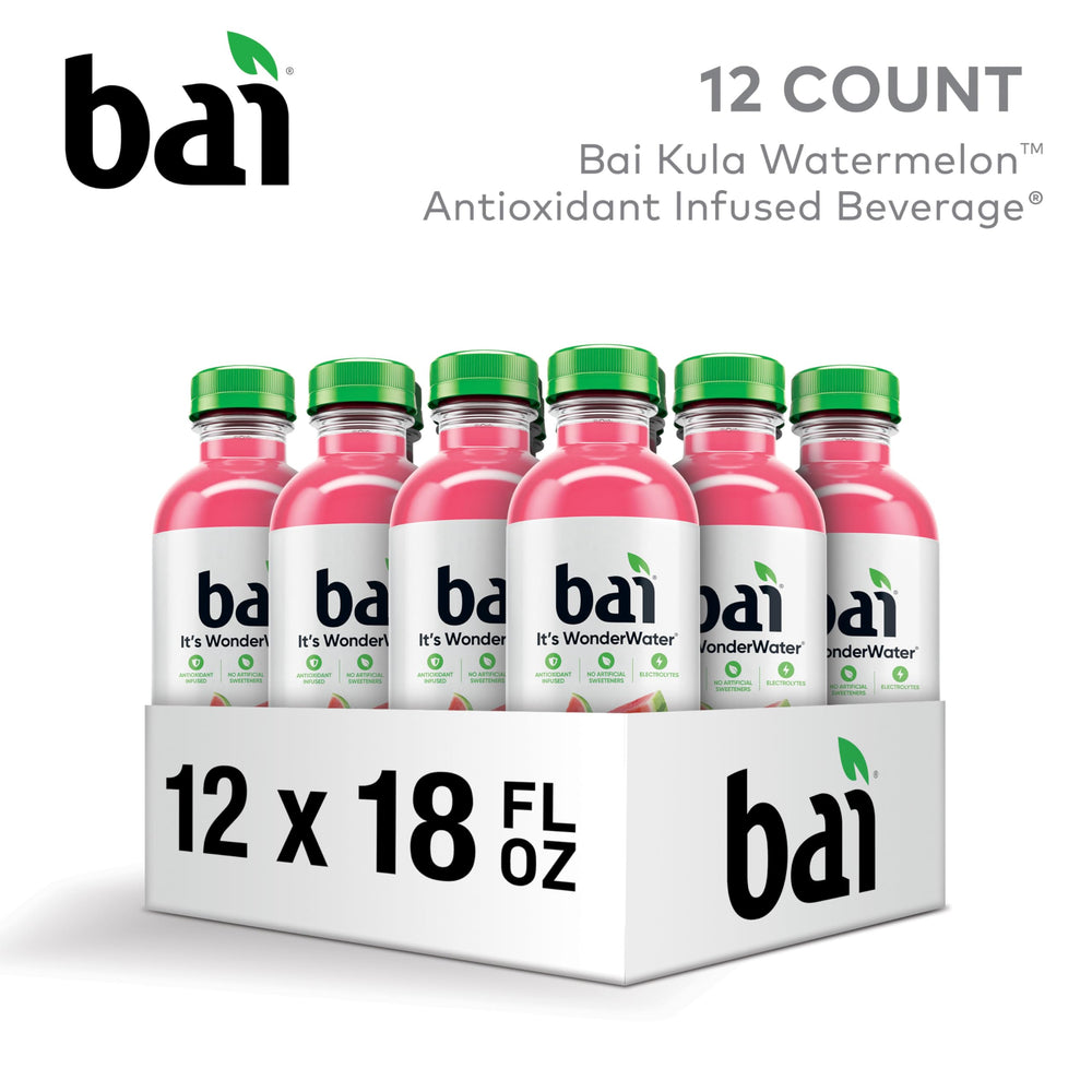 Hand holding Bai bottle illustrating portable hydration benefit