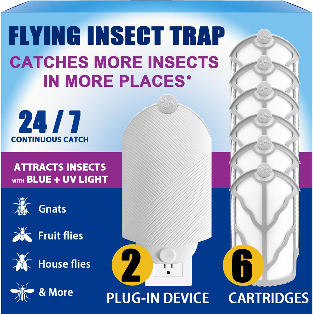 BAIMNOCM six refill cartridges stacked for extended multi-week protection