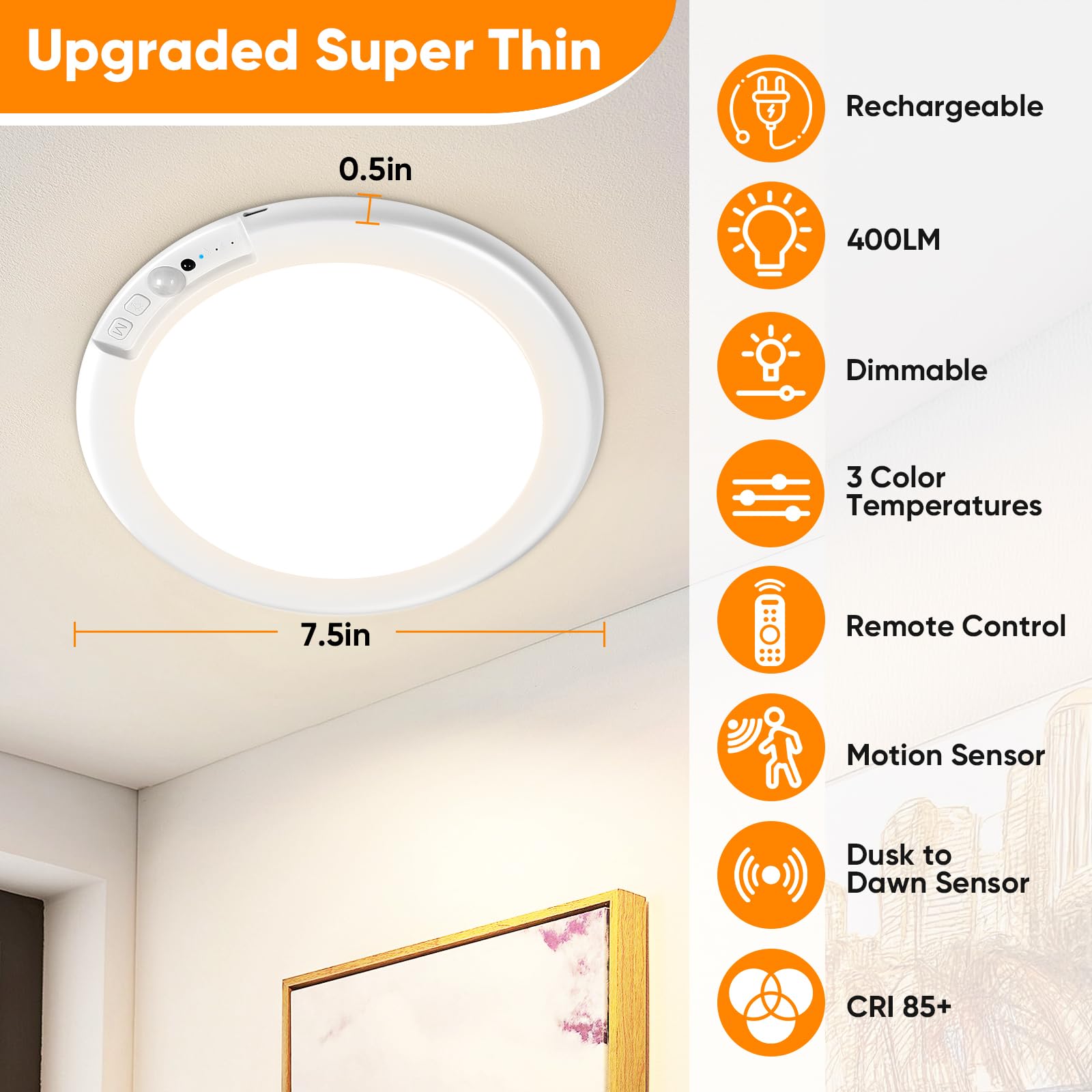 Bairth close-up edge detail highlighting ultra-thin 0.5-inch design and neat finish