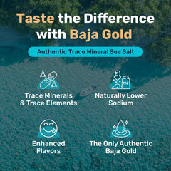 Baja Gold resealable bag zipper detail showing freshness-seal benefit
