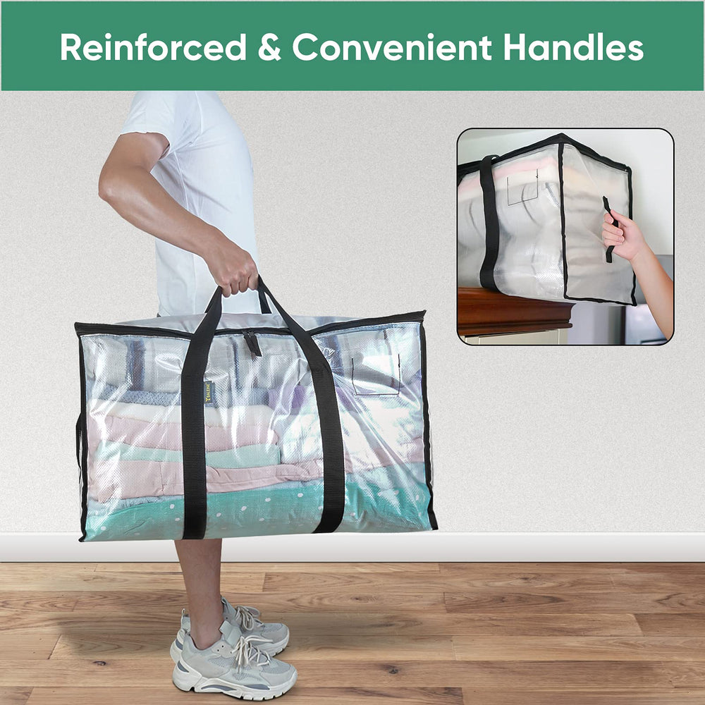 BALEINE tote filled with clothes for organized transport