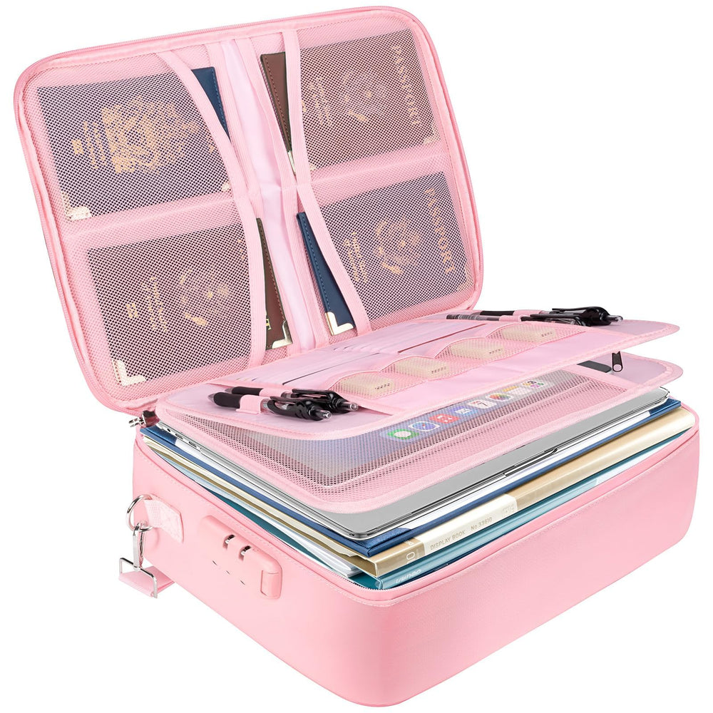 BALEINE front view of closed fireproof document box showing compact protection