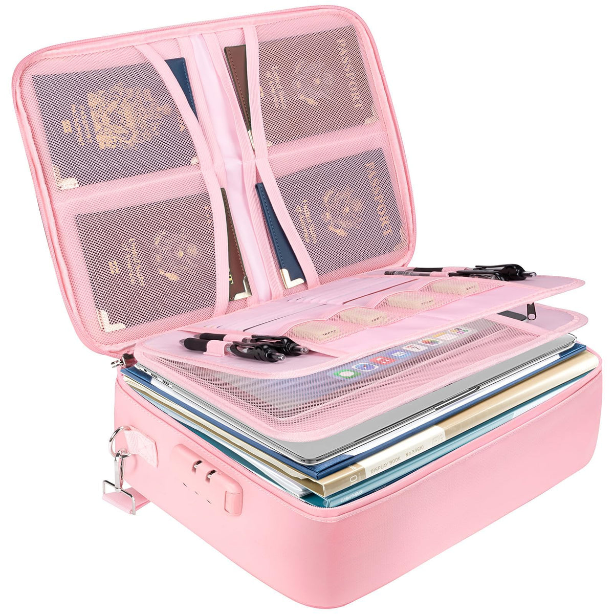 BALEINE front view of closed fireproof document box showing compact protection