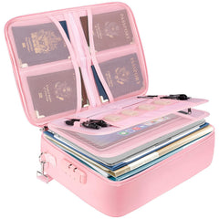 BALEINE front view of closed fireproof document box showing compact protection