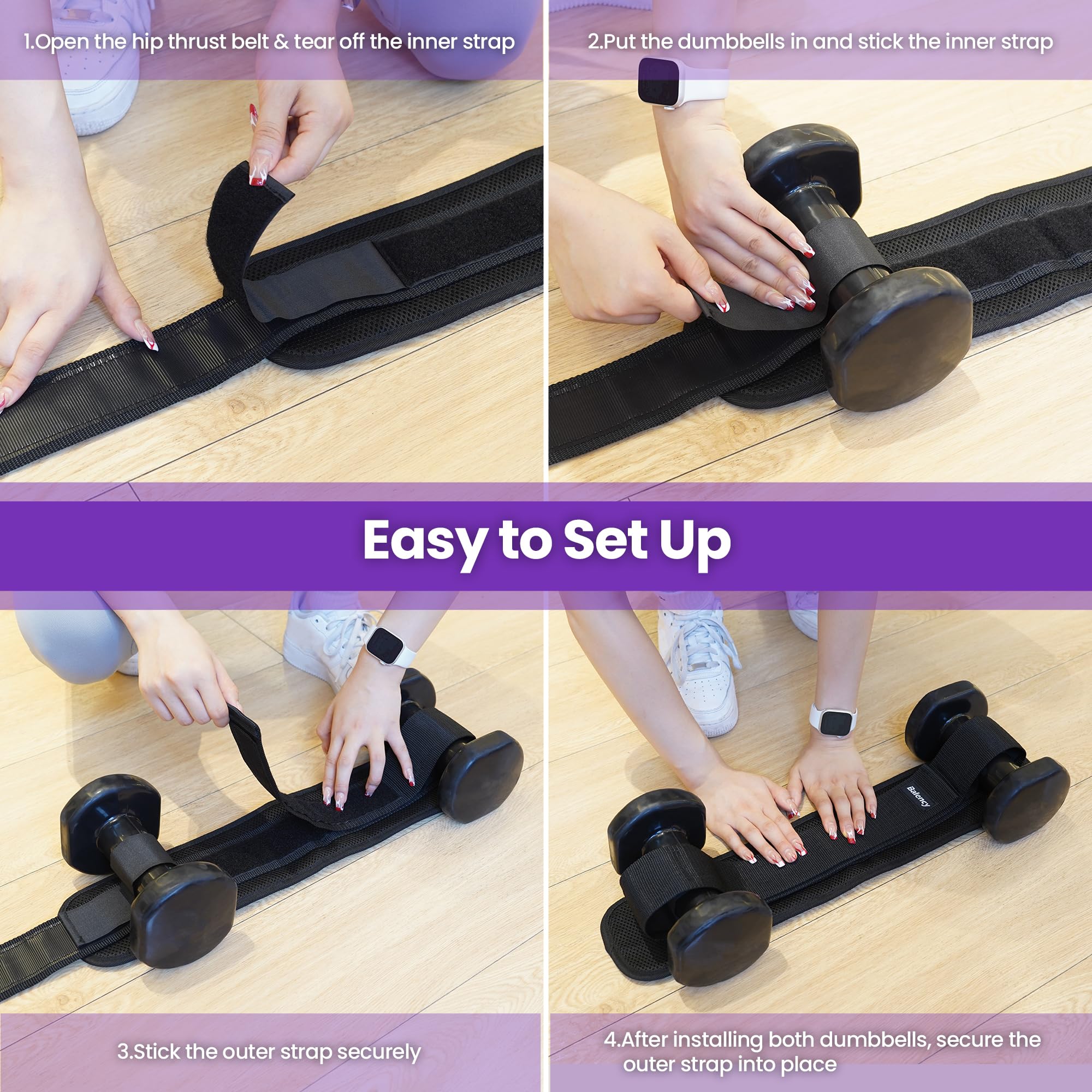 Balency lifestyle shot in a home gym highlighting versatility and comfort