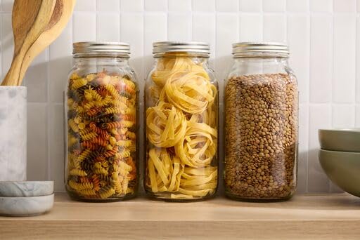 Ball jar filled with pickles, illustrating preservation and visibility