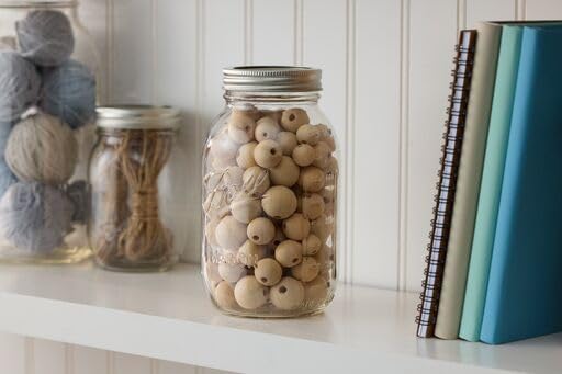 Ball jar closeup glass texture showing durable, nonreactive surface