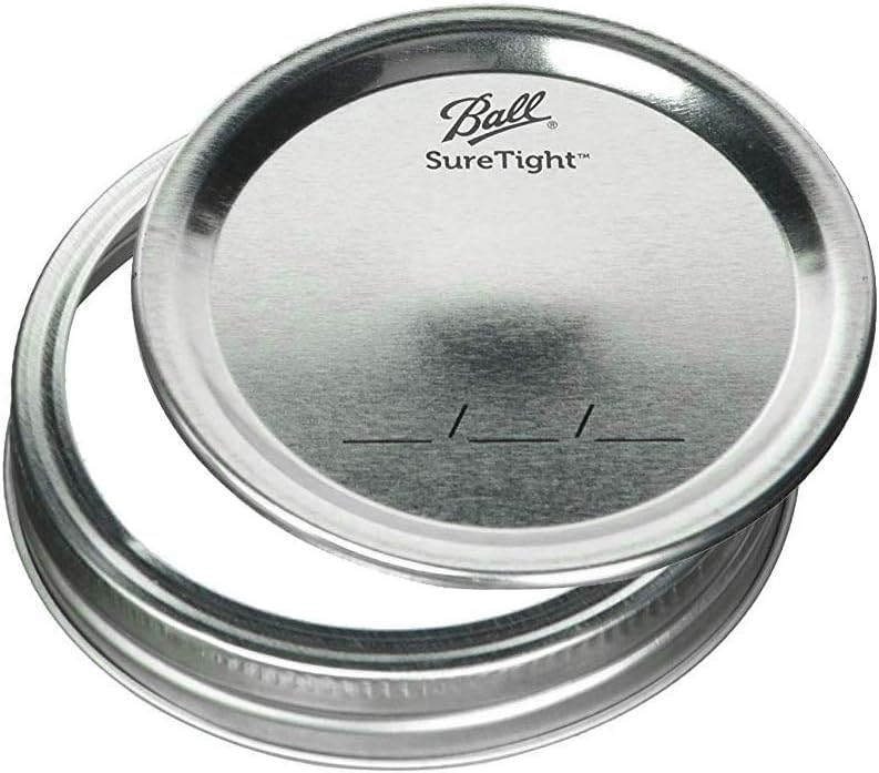 Ball jar side profile illustrating quart capacity and stacking benefit