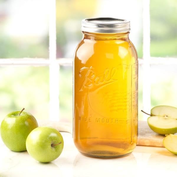 Two Ball jars stacked neatly to show efficient space-saving benefit