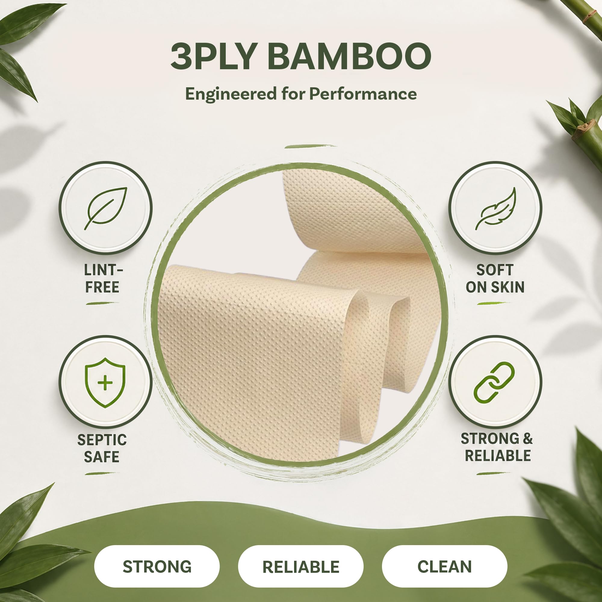 Bamboo Story unwrapped single sheet displayed to show thickness and comfort