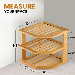 Bambüsi side profile with stacked plates demonstrating balanced storage