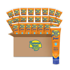 Banana Boat front packaging showing SPF 30 and travel size for quick protection
