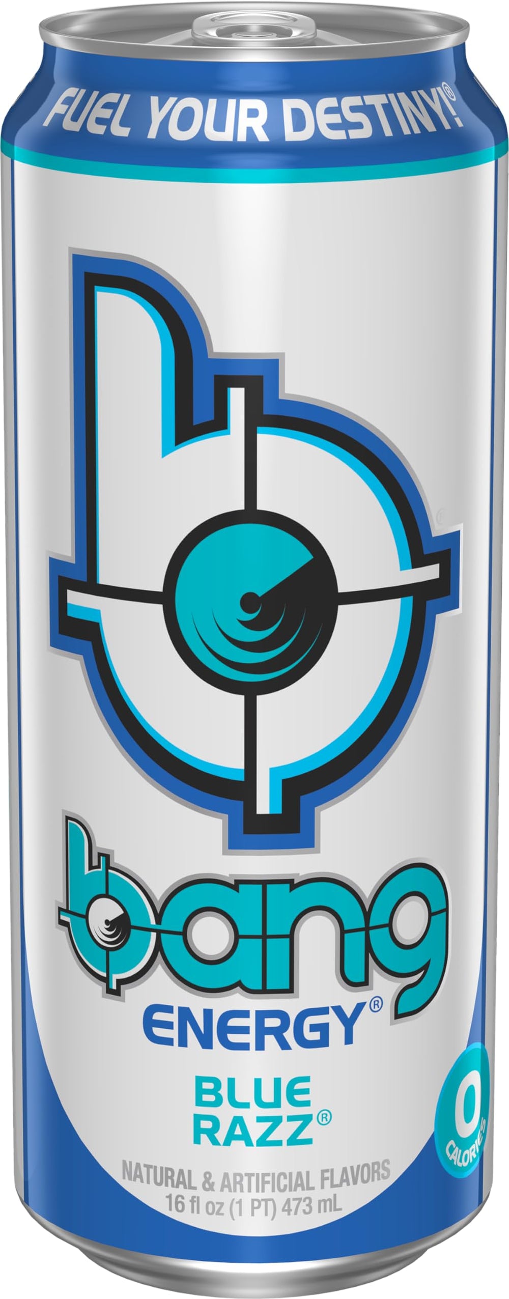 Bang Blue Razz close-up of bubbles and texture showing crisp carbonation