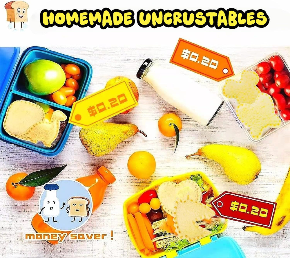 BANIC vegetable cutters and animal forks arranged, versatile garnish benefit