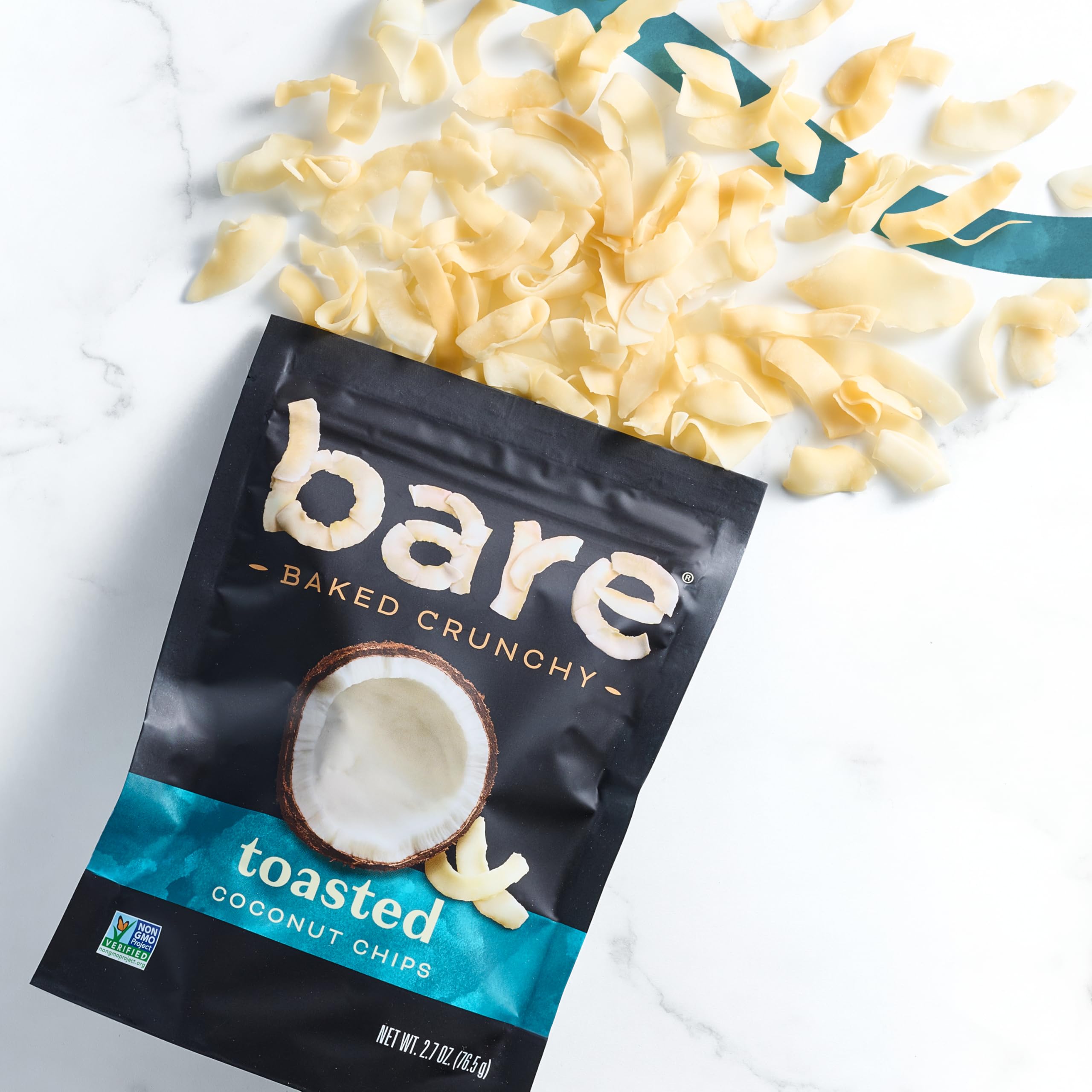Bare hand holding a 0.53 oz bag to show scale and grab-and-go convenience
