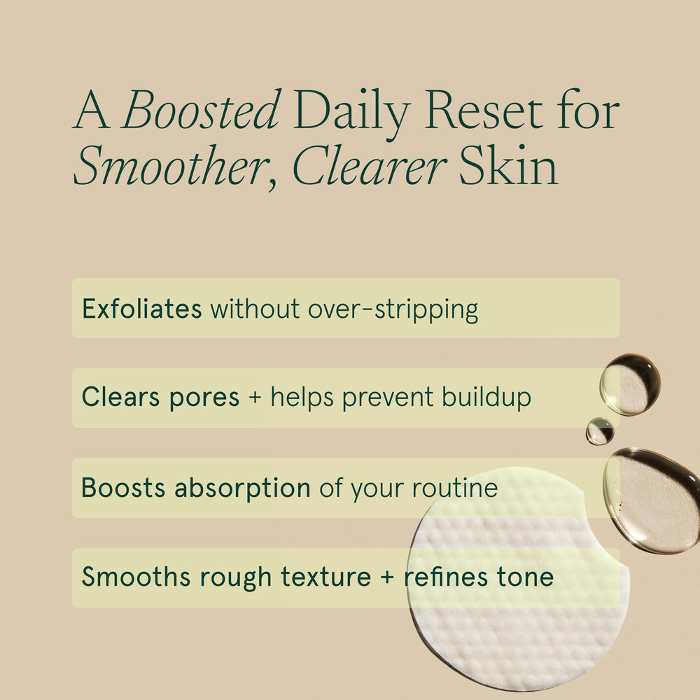Barefaced ingredient label highlighting acids and benefits for clarifying skin