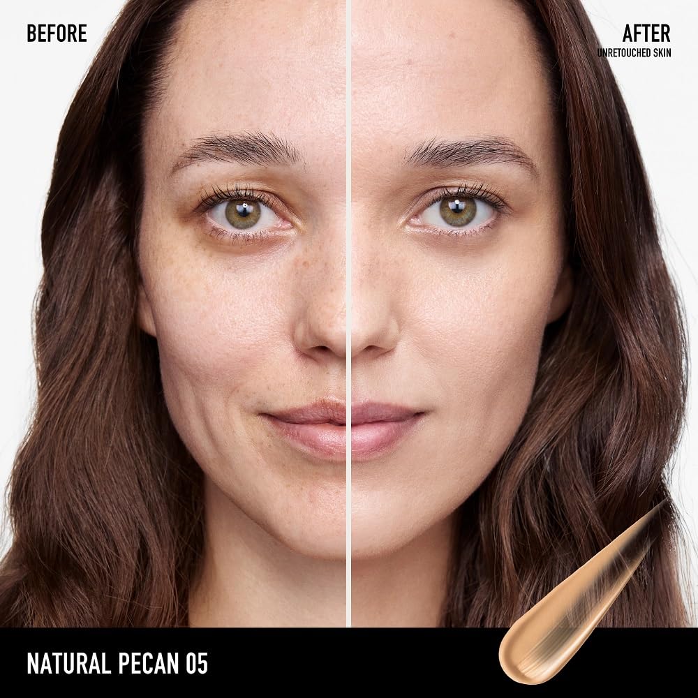 bareMinerals pump dispensing product highlighting easy, mess-free use