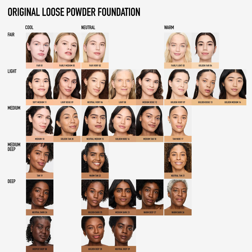 bareMinerals packaging back label with ingredients list for transparency benefit