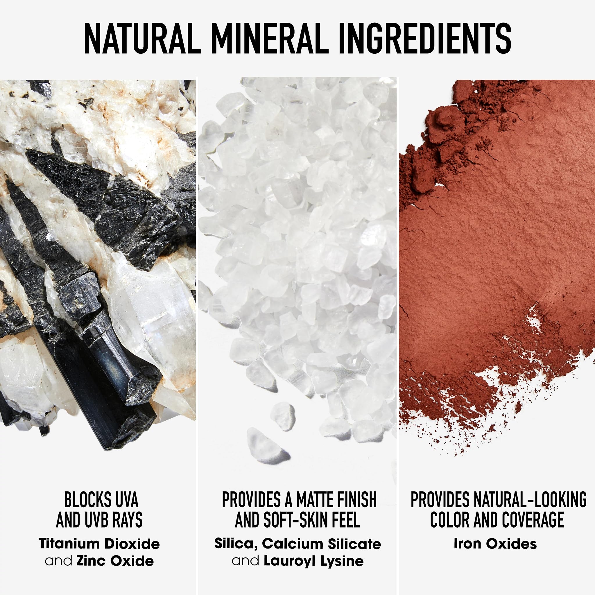 bareMinerals powder pouring from sifter highlighting easy application