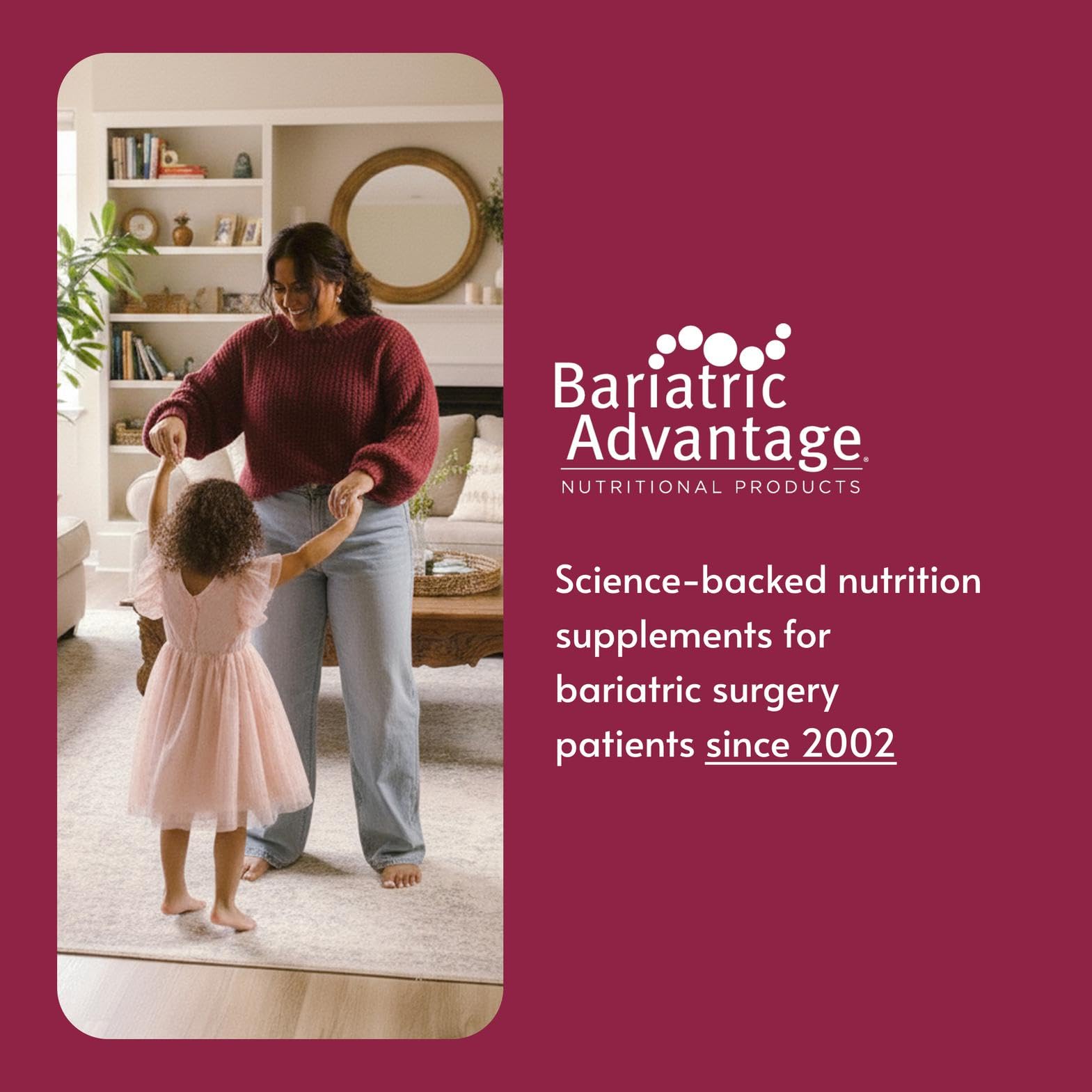 Bariatric Advantage on a breakfast counter suggesting daily routine integration and lifestyle benefit