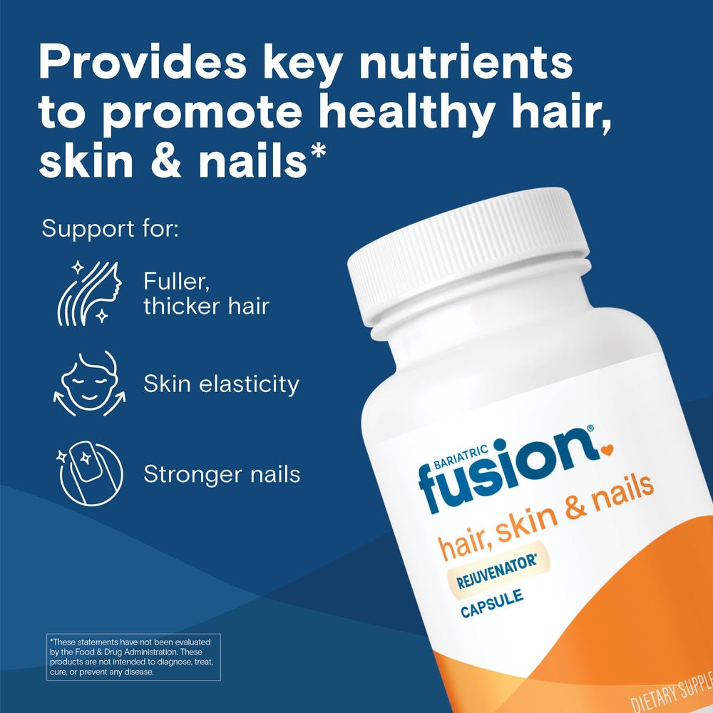 Bariatric Fusion capsule close-up highlighting vegan texture and size