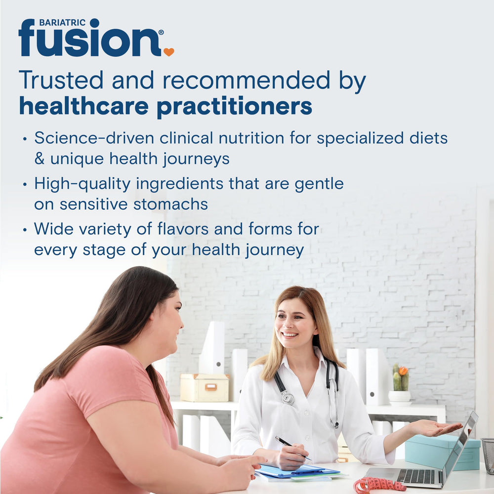 Bariatric Fusion ingredient flatlay showcasing biotin zinc horsetail