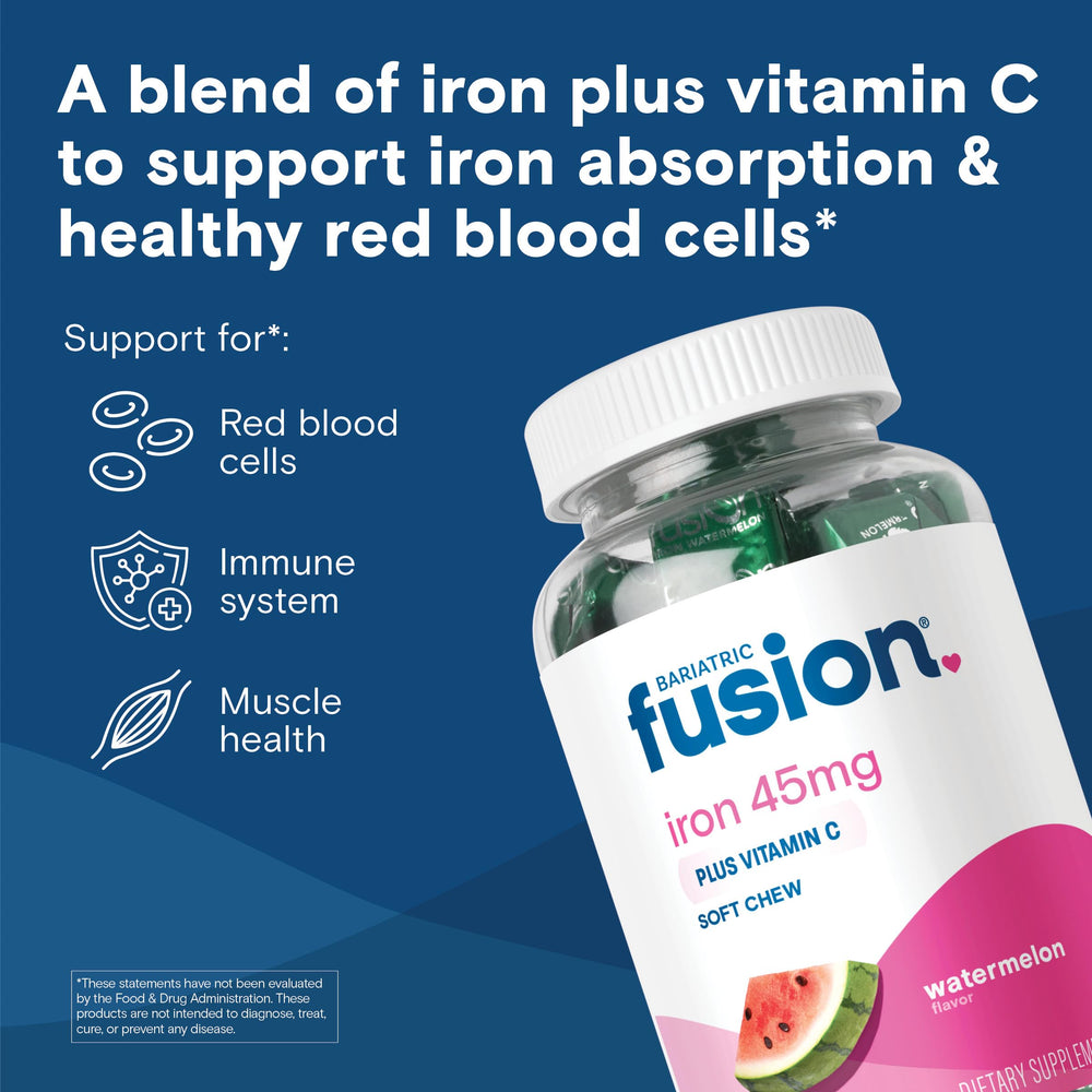 Bariatric Fusion soft chew close-up revealing chewable texture and easy use