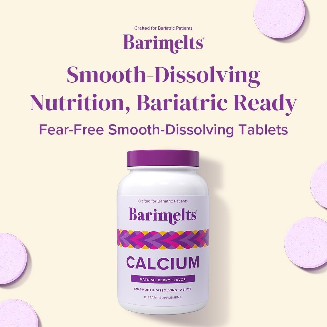 Open BariMelts bottle with tablets visible for simple one-month supply