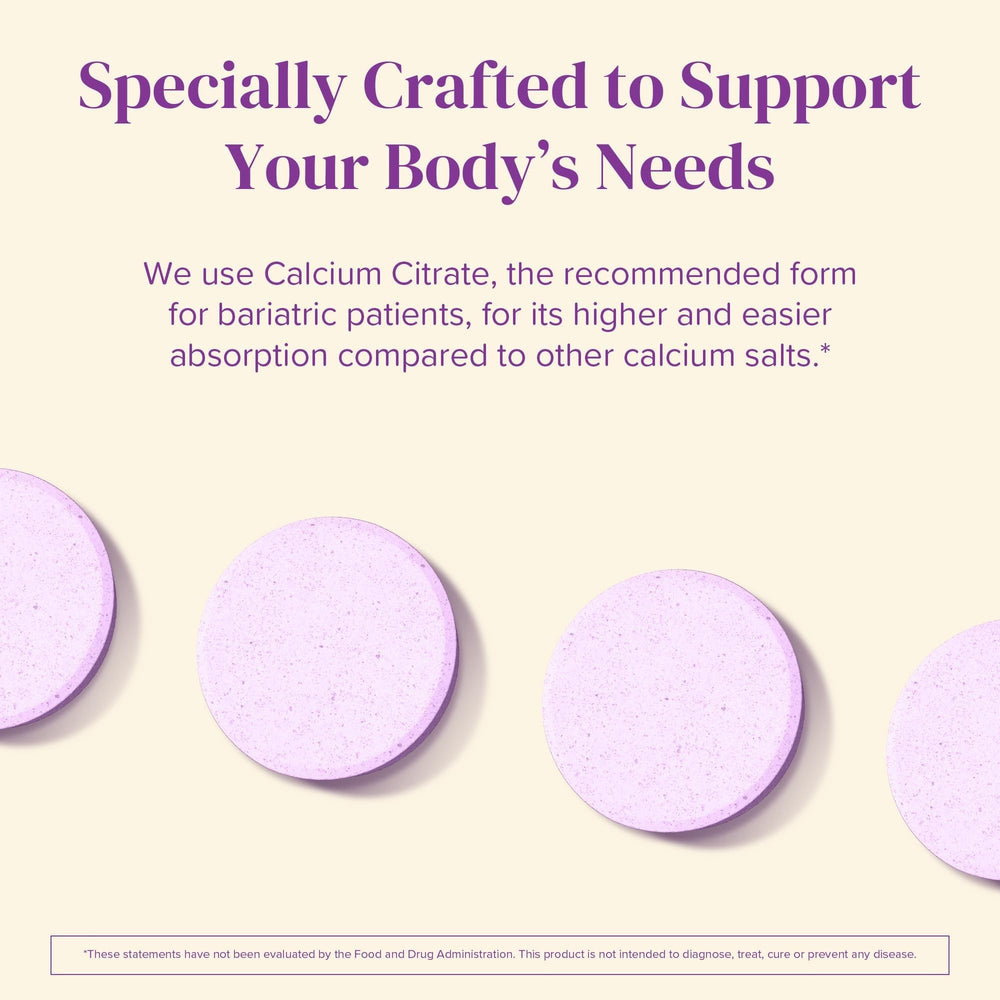 BariMelts supplement label detail showing dosage and allergen-free benefits