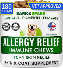 BARK&SPARK front packaging showing 120-count jar and benefits
