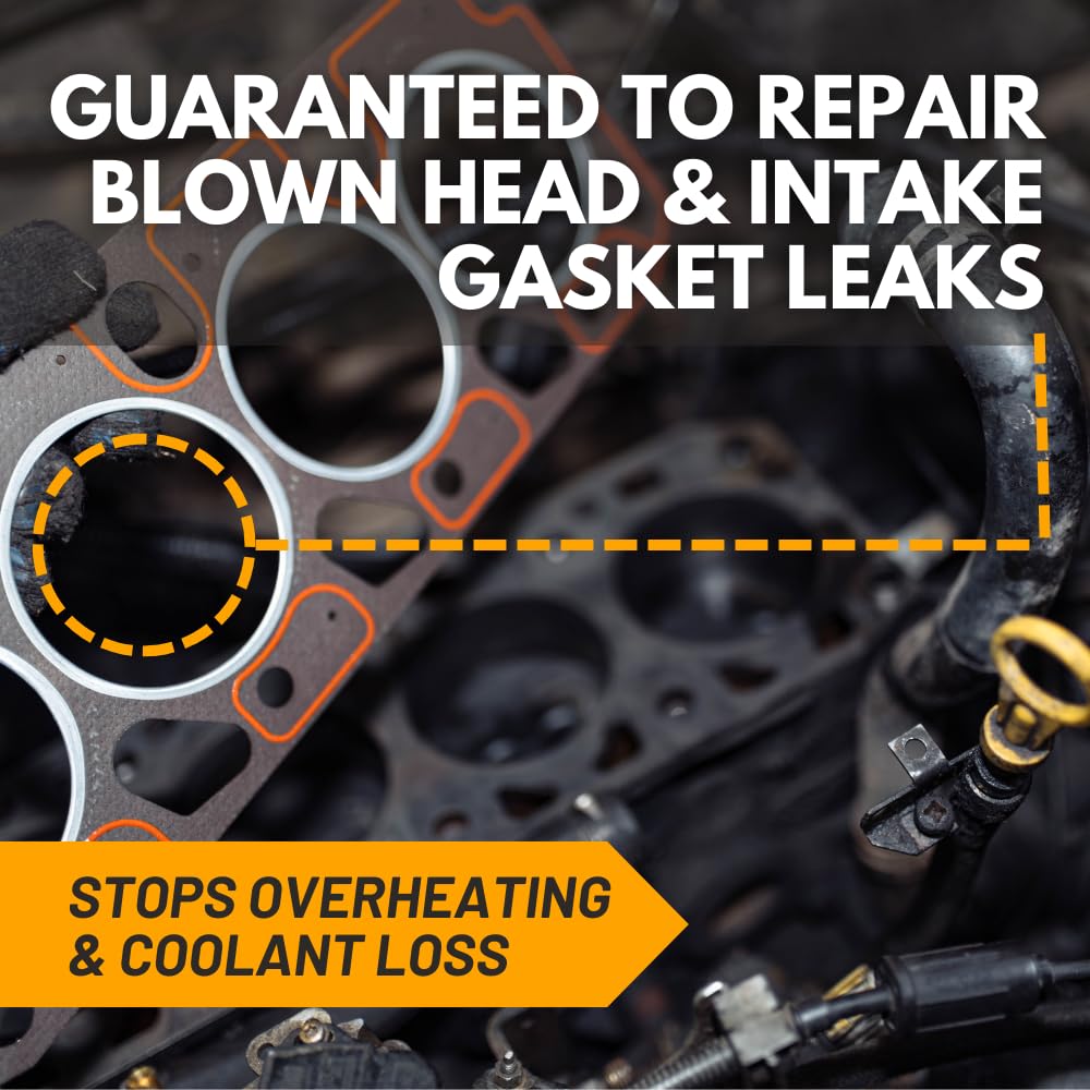 Bar's Leaks inside engine bay during application showing practical usage benefit