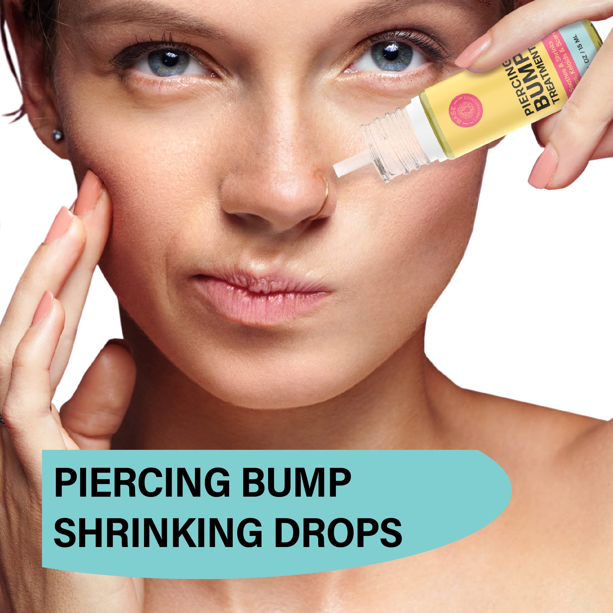 BASE LABORATORIES spray and oil on bathroom counter demonstrating easy daily routine benefit