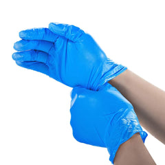Basic Medical close-up of glove texture showing tactile feedback advantage
